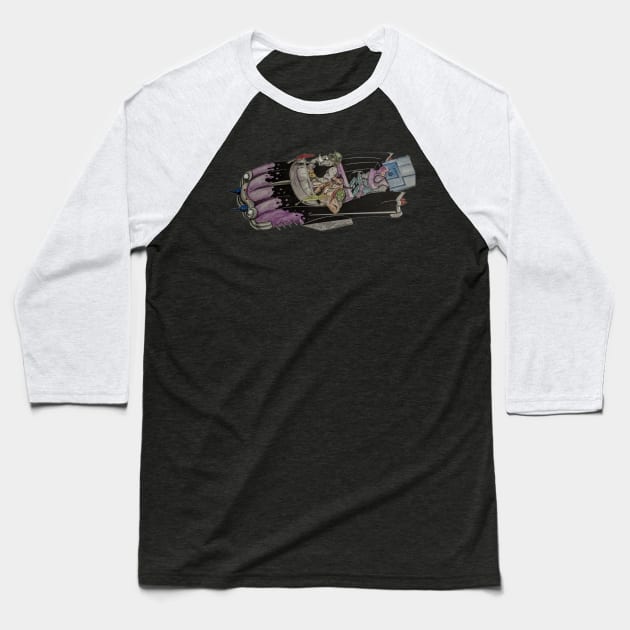 Crusin Baseball T-Shirt by ArtofJesseCobb
